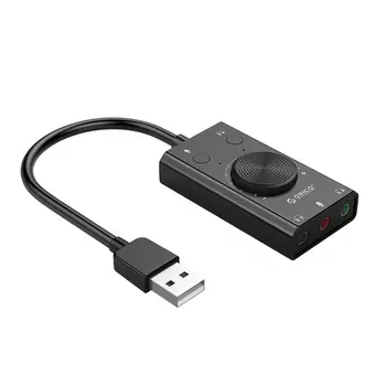 ORICO Multifunction USB External Sound Card Adapter 3.5mm Jack Stereo Audio Cable Headset Volume Adjustment Free Drive for PC
ORICO Multifunction USB External Sound Card Adapter 3.5mm Jack Stereo Audio Cable Headset Volume Adjustment Free Drive for PC