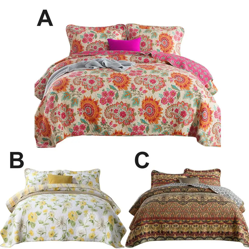 Idyllic Flower Bed Linings Bed Cover Cotton Washed Air Conditioner Quilt Sofa Blanket Three-piece Suit Sofa Cushion
Idyllic Flower Bed Linings Bed Cover Cotton Washed Air Conditioner Quilt Sofa Blanket Three-piece Suit Sofa Cushion