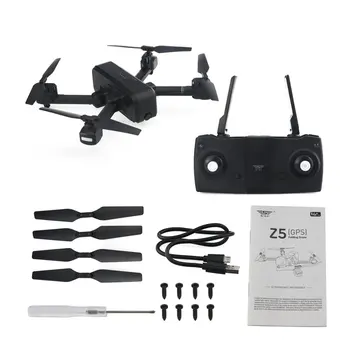 SJRC Z5 Dual GPS RC Drone Quadcopter with 1080P Wifi Wide Angle FPV Adjustable Camera Image Follow Me Gesture Selfie Tap Flight
SJRC Z5 Dual GPS RC Drone Quadcopter with 1080P Wifi Wide Angle FPV Adjustable Camera Image Follow Me Gesture Selfie Tap Flight