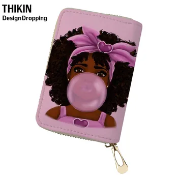 THIKIN African Blowing Bubble Girl Print Passport Cover Pink Women Card Holder for Cards Girls Student ID Case Wallet Travel
THIKIN African Blowing Bubble Girl Print Passport Cover Pink Women Card Holder for Cards Girls Student ID Case Wallet Travel