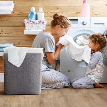 Laundry Baskets with Handles Collapsible Linen Laundry Storage Bag Household Organizer for Home Office Foldable Clothes Hamper
Laundry Baskets with Handles Collapsible Linen Laundry Storage Bag Household Organizer for Home Office Foldable Clothes Hamper