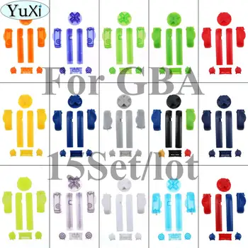 YuXi 15sets Colorful Buttons ABLR Button D-Pad For Nintend for Gameboy Advance Buttons Frame for GBA D Pads power ON OFF Buttons
YuXi 15sets Colorful Buttons ABLR Button D-Pad For Nintend for Gameboy Advance Buttons Frame for GBA D Pads power ON OFF Buttons