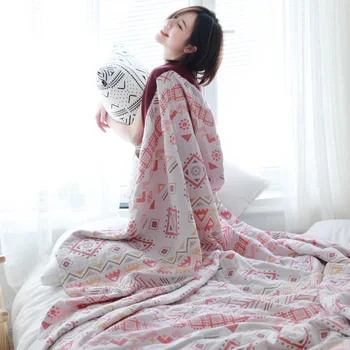 Cotton gauze five-layer towel quilt double thin blanket quilt gauze nap blanket summer air conditioning quilt sofa blanket
Cotton gauze five-layer towel quilt double thin blanket quilt gauze nap blanket summer air conditioning quilt sofa blanket