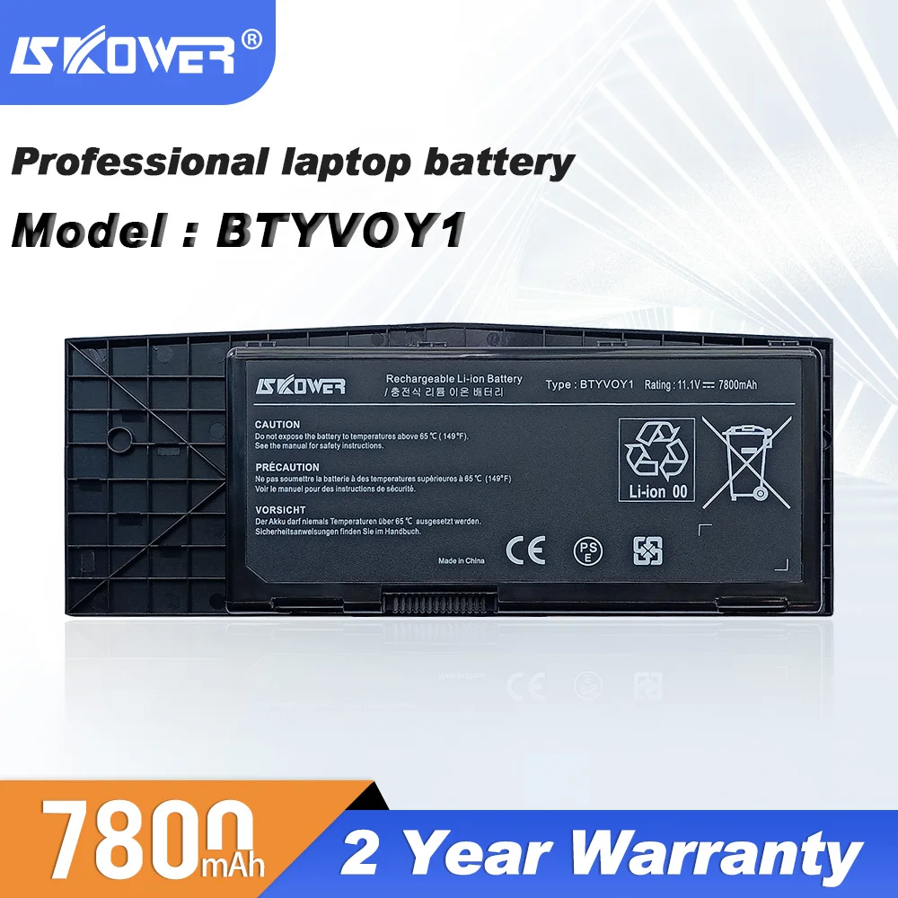 SKOWER Laptop Battery For DELL Alienware M17X R3 R4 Replacement BTYVOY1 C0C5M 7XC9N 5WP5W 7800mAh
SKOWER Laptop Battery For DELL Alienware M17X R3 R4 Replacement BTYVOY1 C0C5M 7XC9N 5WP5W 7800mAh