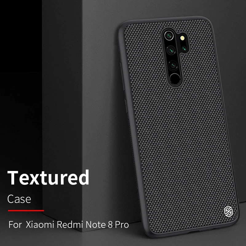 Для Xiaomi Redmi Note8 Note 8 Pro чехол задняя крышка Nillkin жесткий PC + мягкий TPU нейлоновое