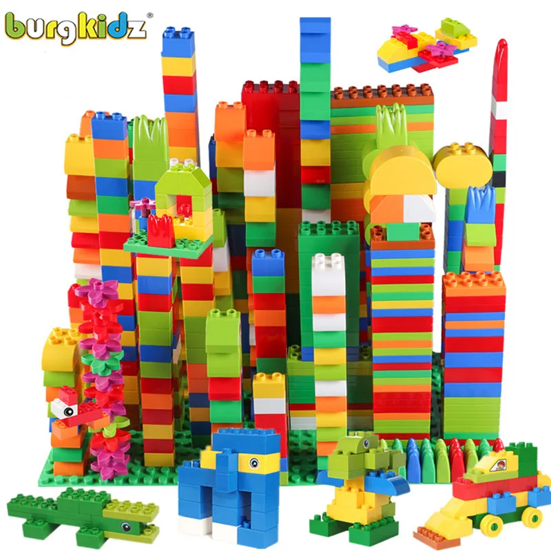DIY Big Building Blocks Baby Toy figures Animal Model legoINGlys Bricks Construction With Duploed Base Plate children toys gift
DIY Big Building Blocks Baby Toy figures Animal Model legoINGlys Bricks Construction With Duploed Base Plate children toys gift