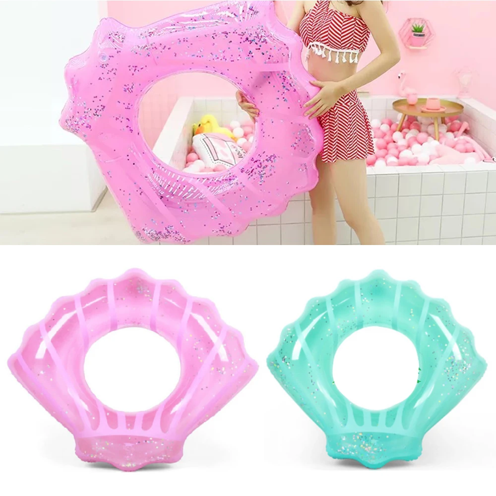 New Sequin Inflatable Shell Swimming Ring Pool Float Shiny Shell Swim Circle Swimming Float Tube Pool Toy For Adult Children
New Sequin Inflatable Shell Swimming Ring Pool Float Shiny Shell Swim Circle Swimming Float Tube Pool Toy For Adult Children