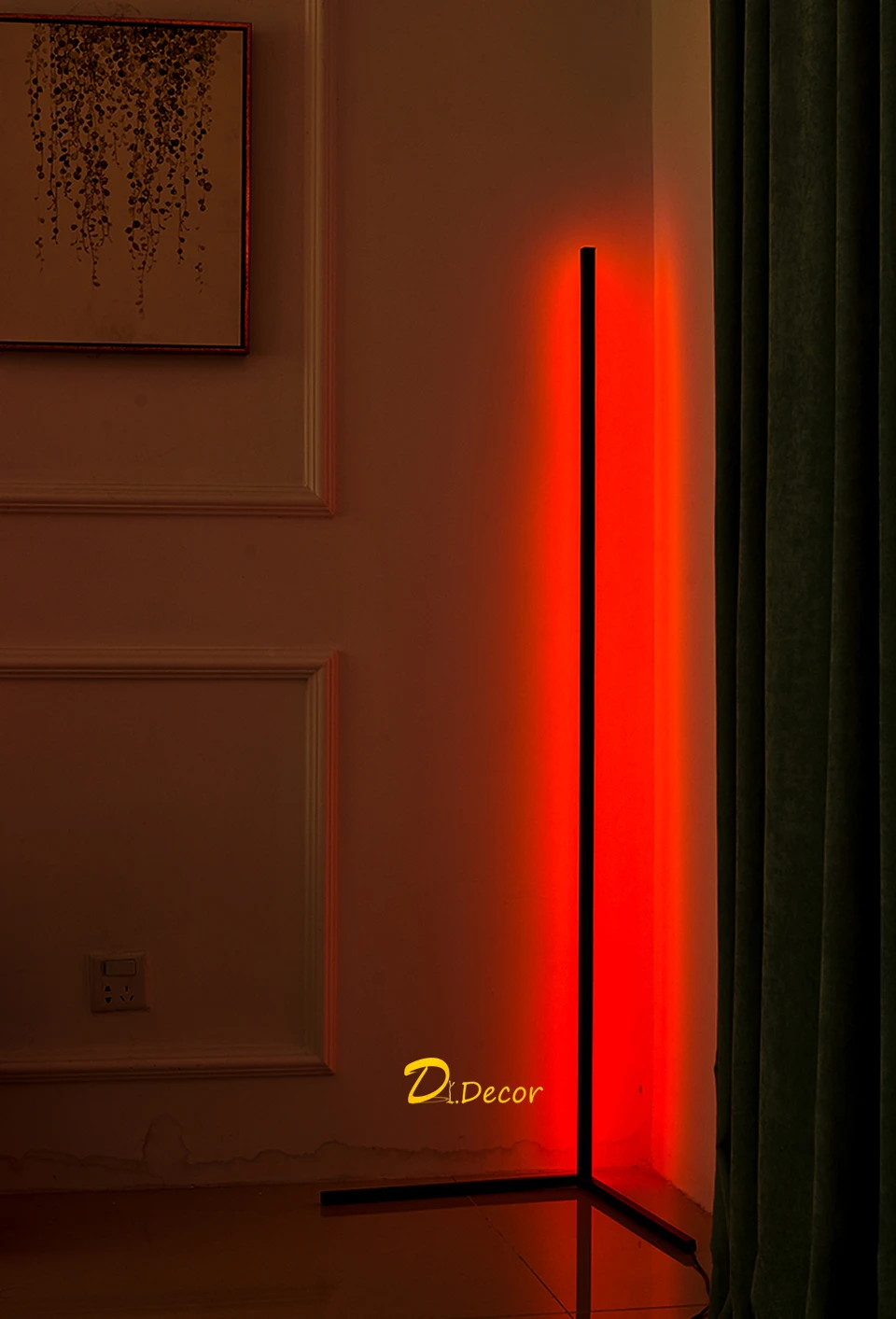 corner light red