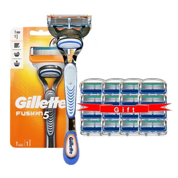 Gillette Fusion 5 Shaving Machine Safety Razor Holder Face Shaver Cassettes Razor Blade Replacebale Blades For Men
Gillette Fusion 5 Shaving Machine Safety Razor Holder Face Shaver Cassettes Razor Blade Replacebale Blades For Men