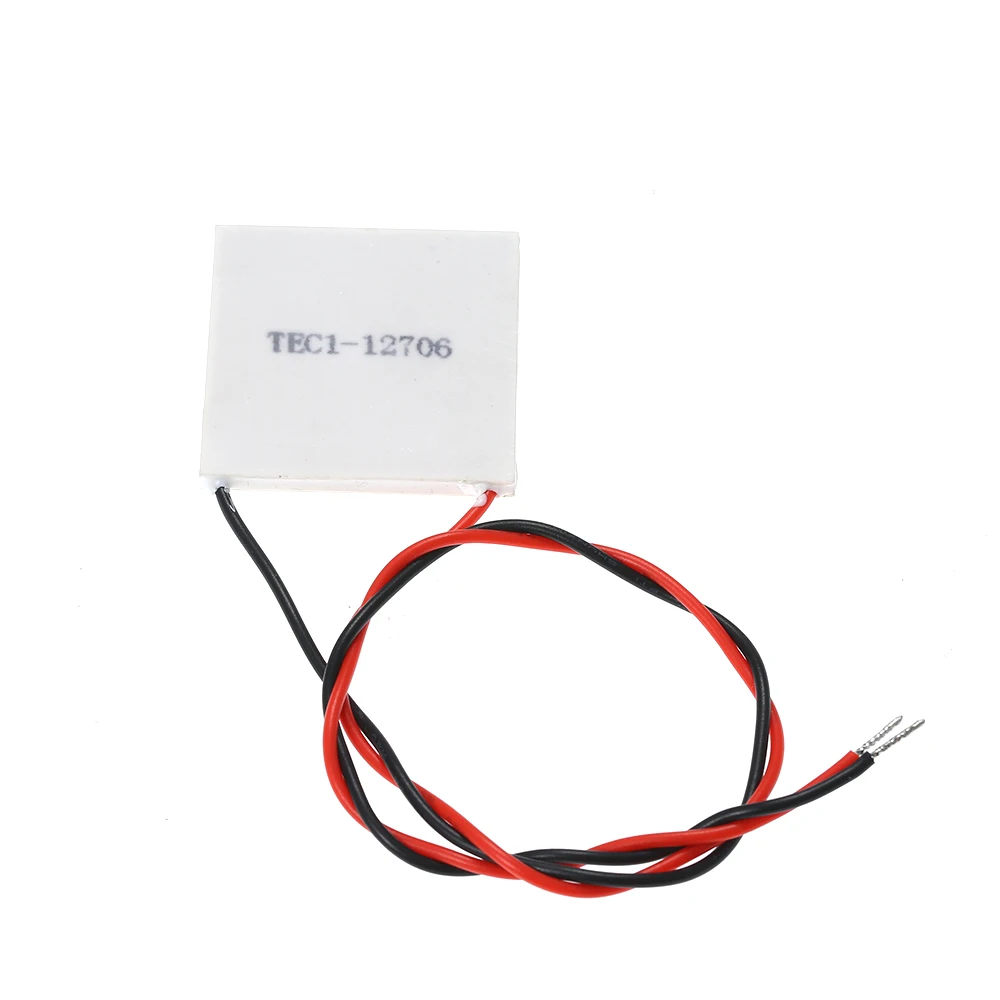 TEC1-12706 40*40mm 12V 60W Heatsink Thermoelectric Cooler Semiconductor Refrigeration Cooling Peltier Plate Module
TEC1-12706 40*40mm 12V 60W Heatsink Thermoelectric Cooler Semiconductor Refrigeration Cooling Peltier Plate Module