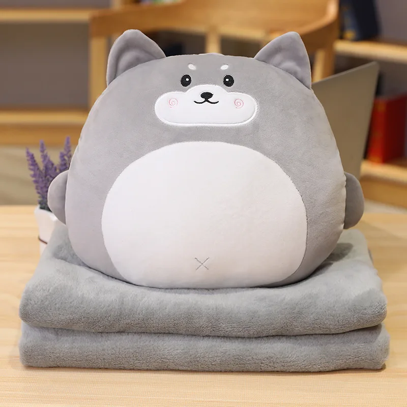 Air Conditioning Blanket Cartoon Pillow Quilt Can Be Used For Office Nap Home Pillow Sofa Dual-Use Three-In-One Pillow Blanket
Air Conditioning Blanket Cartoon Pillow Quilt Can Be Used For Office Nap Home Pillow Sofa Dual-Use Three-In-One Pillow Blanket