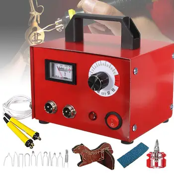 100W AC 110V Digital Display Wood Burning Soldering Irons Crafts Tools Pyrography Pen Machine Kit Set Gourd Carving Soldering
100W AC 110V Digital Display Wood Burning Soldering Irons Crafts Tools Pyrography Pen Machine Kit Set Gourd Carving Soldering