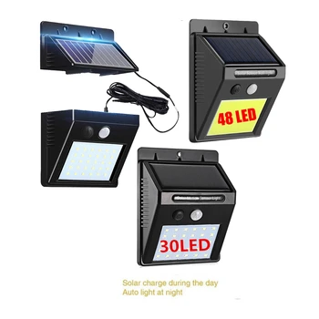 48/30 LED Solar Power Street Light PIR Motion Sensor Lamps Garden Security Lamp Outdoor Street IP65 Waterproof Wall Lights integ
48/30 LED Solar Power Street Light PIR Motion Sensor Lamps Garden Security Lamp Outdoor Street IP65 Waterproof Wall Lights integ