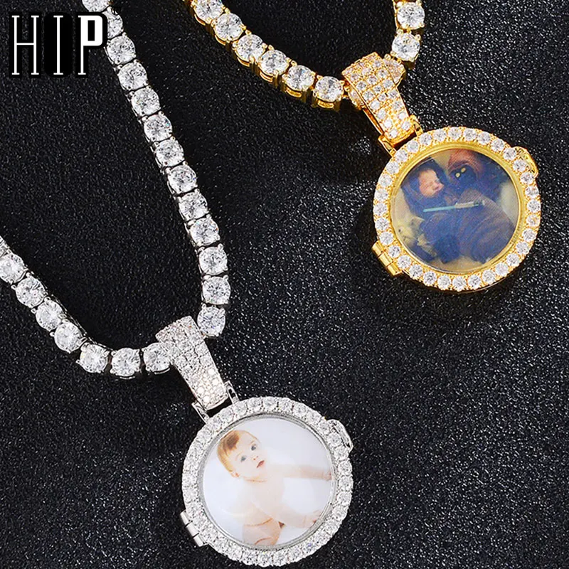 Hip Hop Custom Made Photo Heart Rotating Double-sided Iced Out Bling Cubic Zircon Necklace&Pendant For Men Jewelry Tennis Chain
Hip Hop Custom Made Photo Heart Rotating Double-sided Iced Out Bling Cubic Zircon Necklace&Pendant For Men Jewelry Tennis Chain
