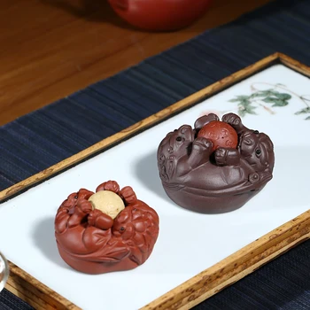 Chang tao 】 yixing undressed ore recommended tea pet furnishing articles zhu purple clay mud lucked out a single price
Chang tao 】 yixing undressed ore recommended tea pet furnishing articles zhu purple clay mud lucked out a single price