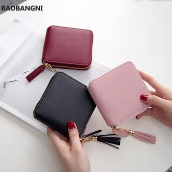 Hot Luxury Leather Wallet Women Cute Tassel Ladies Purse Card Holders Women Wallets Zipper Money Pocket Female Clutch Bag 
Hot Luxury Leather Wallet Women Cute Tassel Ladies Purse Card Holders Women Wallets Zipper Money Pocket Female Clutch Bag