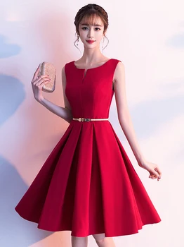 Zipper Rose red short bridesmaid dresses wholesale cheap wedding party dress prom gown 2019 Women vestido madrinha
Zipper Rose red short bridesmaid dresses wholesale cheap wedding party dress prom gown 2019 Women vestido madrinha