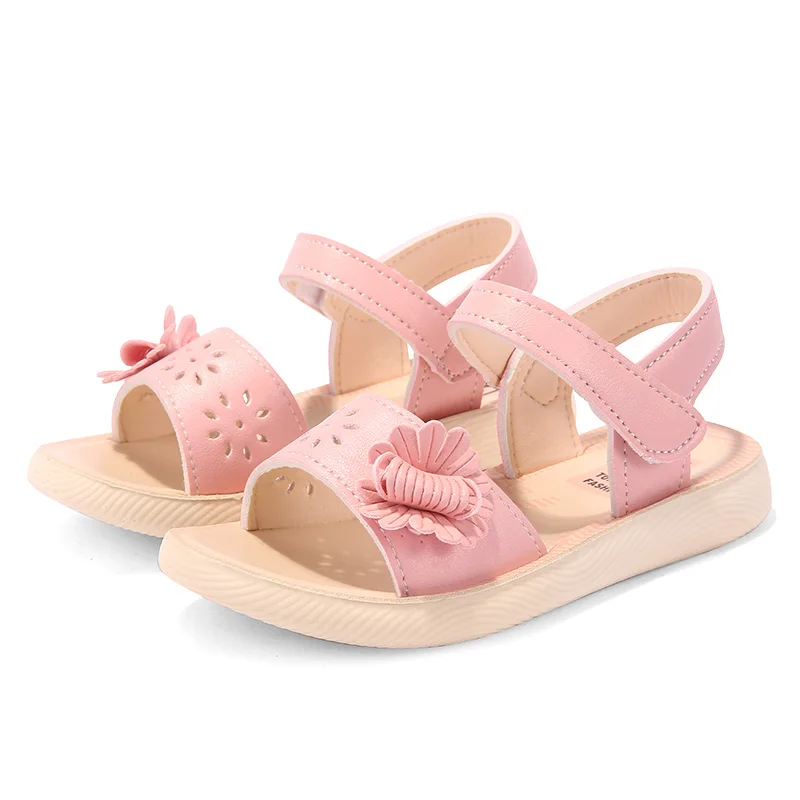 Children's Shoes Summer Style Children Sandals Girls Princess Beautiful Flower Shoes Kids Flat Sandals Baby Girl Gladiator Soft 
Children's Shoes Summer Style Children Sandals Girls Princess Beautiful Flower Shoes Kids Flat Sandals Baby Girl Gladiator Soft