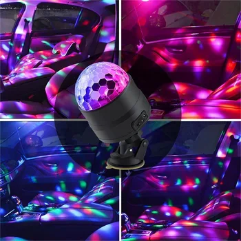 Disco remote control colorful ktv flash USB mini charging magic ball rotating lamp voice control dream DJ LED music rhythm light
Disco remote control colorful ktv flash USB mini charging magic ball rotating lamp voice control dream DJ LED music rhythm light