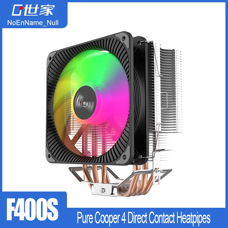 NoEnName-Null F400 4 Copper Heatpipes CPU Cooler For Intel 775 115X AMD AM4 AM3 CPU Radiator Cooling CPU fan PC quiet
NoEnName-Null F400 4 Copper Heatpipes CPU Cooler For Intel 775 115X AMD AM4 AM3 CPU Radiator Cooling CPU fan PC quiet