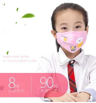 Children Kid Mask 90% Filtered Bacteria 5 Layer Non-disposable Cotton Face Protection Mask PM2.5 Anti-fog Activated Carbon Dust
Children Kid Mask 90% Filtered Bacteria 5 Layer Non-disposable Cotton Face Protection Mask PM2.5 Anti-fog Activated Carbon Dust
