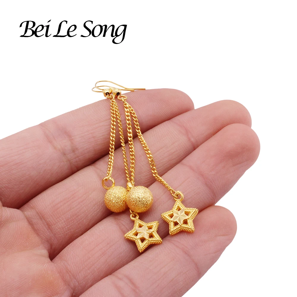 fashion gold plated Dangle earings round ball star earrings for women ear rings women's jewelry earing piercings girls
fashion gold plated Dangle earings round ball star earrings for women ear rings women's jewelry earing piercings girls
