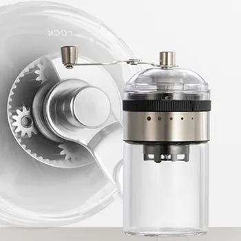 Manual Coffee Grinder Herb Spice Milling The Thickness Of 5 Gears Adjustable Transparent Portable Coffee Beans Milling Machine
Manual Coffee Grinder Herb Spice Milling The Thickness Of 5 Gears Adjustable Transparent Portable Coffee Beans Milling Machine