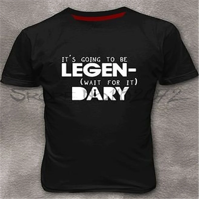 LEGENDARY How I Met Your футболка для матерей рубашка Барни Мужская хлопковая мужская