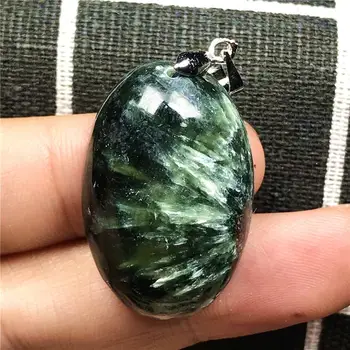 Top Natural Green Seraphinite Pendant For Woman Lady Men 30x20x9mm Oval Beads Stone Crystal Silver Clear Stone Jewelry AAAAA
Top Natural Green Seraphinite Pendant For Woman Lady Men 30x20x9mm Oval Beads Stone Crystal Silver Clear Stone Jewelry AAAAA