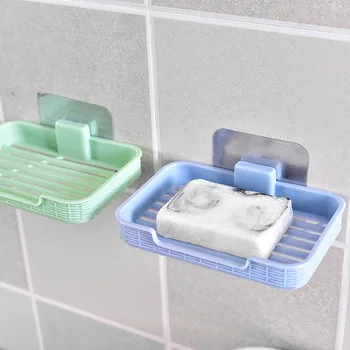 Single Layer Seemless Soap Dish Wall Hanging Water Draining Soap Box Toilet Soap Holder Free Punched xiang zao jia Set
Single Layer Seemless Soap Dish Wall Hanging Water Draining Soap Box Toilet Soap Holder Free Punched xiang zao jia Set