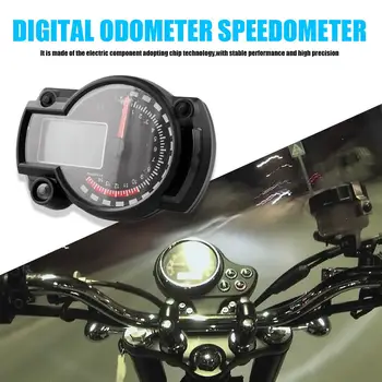 Motorcycle Waterproof 7 Color Backlight Digital Speedometer Odometer Rugged ABS Housing Good Impact Resistant Tachometer
Motorcycle Waterproof 7 Color Backlight Digital Speedometer Odometer Rugged ABS Housing Good Impact Resistant Tachometer