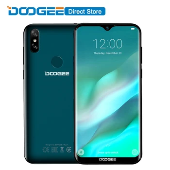 

2019 DOOGEE Y8 3GB RAM 32GB ROM Android 9.0 Smartphone 6.1"FHD 19:9 Display 3400mAh MTK6739 Quad Core 4G LTE Waterdrop Screen