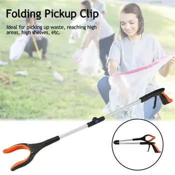 32inch Foldable Long Trash Clamps Grab Pick Up Tool Folding Garbage Clip Curved Handle Design Portable Trash Pickup Grabber Tool
32inch Foldable Long Trash Clamps Grab Pick Up Tool Folding Garbage Clip Curved Handle Design Portable Trash Pickup Grabber Tool