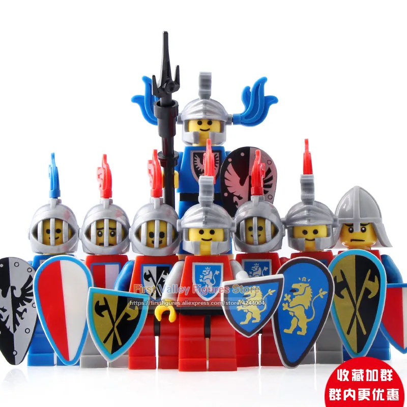 DR.TONG 9819 8pcs NEW Medieval Castle KING Knight Heavy Infantry Custom Made Building Blocks Bricks Children Toys
DR.TONG 9819 8pcs NEW Medieval Castle KING Knight Heavy Infantry Custom Made Building Blocks Bricks Children Toys