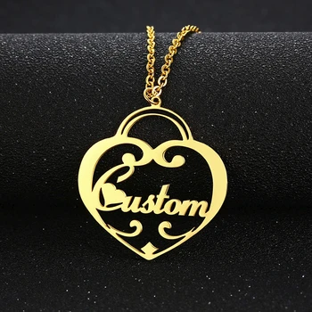 WOMEN LOCK HEART NAME NECKLACE PERSONALISED CUSTOM VALENTINES DAY GIFT CHOKER(NAME+FONT NUMBER)
WOMEN LOCK HEART NAME NECKLACE PERSONALISED CUSTOM VALENTINES DAY GIFT CHOKER(NAME+FONT NUMBER)