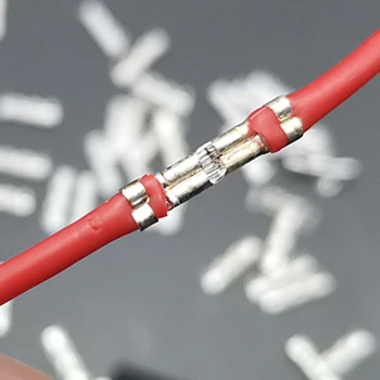 100pcs U Type Car Wiring Harness Terminal Connectors Silver-plated Copper Joint Crimp Terminals for 0.5mm2-1.5mm2 cable etc.
100pcs U Type Car Wiring Harness Terminal Connectors Silver-plated Copper Joint Crimp Terminals for 0.5mm2-1.5mm2 cable etc.