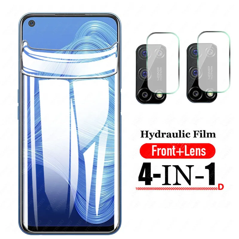 

Protective Hydrogel on Realme 7 5G Screen Protector Soft Film For Oppo Realme 7 Pro 6i 7i Global 6 Pro Camera Tempered Glass