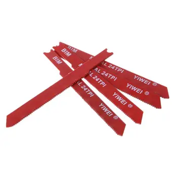 5pcs Durable U-shank BIM Bi-Metal 3'' 24 TPI Reciprocating Saw Blade Cutter For Metal Cutting 40JE
5pcs Durable U-shank BIM Bi-Metal 3'' 24 TPI Reciprocating Saw Blade Cutter For Metal Cutting 40JE