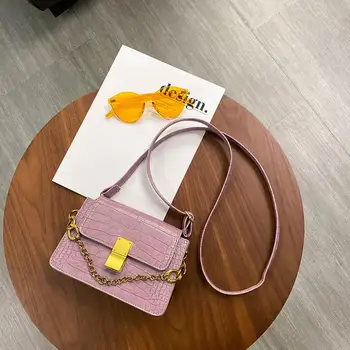 Vintage Alligator Pattern Women Square Shoulder Bag Fashion PU Leather Messenger Crossbody Bag Female Chain Totes Handbag
Vintage Alligator Pattern Women Square Shoulder Bag Fashion PU Leather Messenger Crossbody Bag Female Chain Totes Handbag