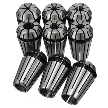 9pcs Precision Spring Collets 1/8"-3/8" ER16 Spring Collets Set For CNC Milling Lathe Chuck Tool
9pcs Precision Spring Collets 1/8"-3/8" ER16 Spring Collets Set For CNC Milling Lathe Chuck Tool