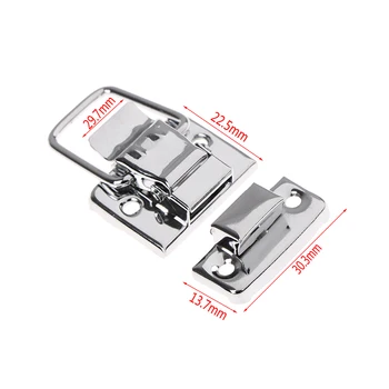 Silver Fastener Toggle Latch Catch Chest Case Suitcase Boxes Chests Trunk Lock
Silver Fastener Toggle Latch Catch Chest Case Suitcase Boxes Chests Trunk Lock