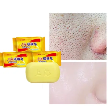 Traditional Chinese Sulfur Soap Strong Cleaning and Sterilization Treatment of Acne Chinese Medicine Face Washing Soap. Genuine!
Traditional Chinese Sulfur Soap Strong Cleaning and Sterilization Treatment of Acne Chinese Medicine Face Washing Soap. Genuine!