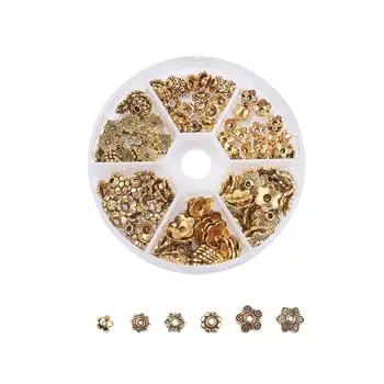 1 Box Mixed Tibetan Style Alloy Flower Bead Caps 7~10x4~10mm 30pcs/compartment
1 Box Mixed Tibetan Style Alloy Flower Bead Caps 7~10x4~10mm 30pcs/compartment