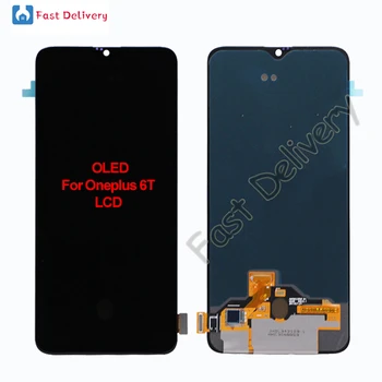 OLED For Oneplus 6T LCD Display Touch Screen Digitizer Assembly For Oneplus6T 1+ 6T lcd Replacement Accessory 6.41" 100% Tested