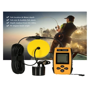 Portable Fish Finder Outdoor Fishing Tool Sonar Sensor Boat Depth Locator with LCD Display Fishing Finder
Portable Fish Finder Outdoor Fishing Tool Sonar Sensor Boat Depth Locator with LCD Display Fishing Finder