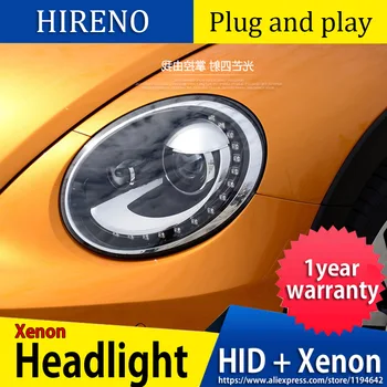Car Styling Headlight Assembly for 2013-2018 V-W Beetle Headlights Bi Xenon LED Headlight LED DRL HID Front Lamp Accessories
Car Styling Headlight Assembly for 2013-2018 V-W Beetle Headlights Bi Xenon LED Headlight LED DRL HID Front Lamp Accessories