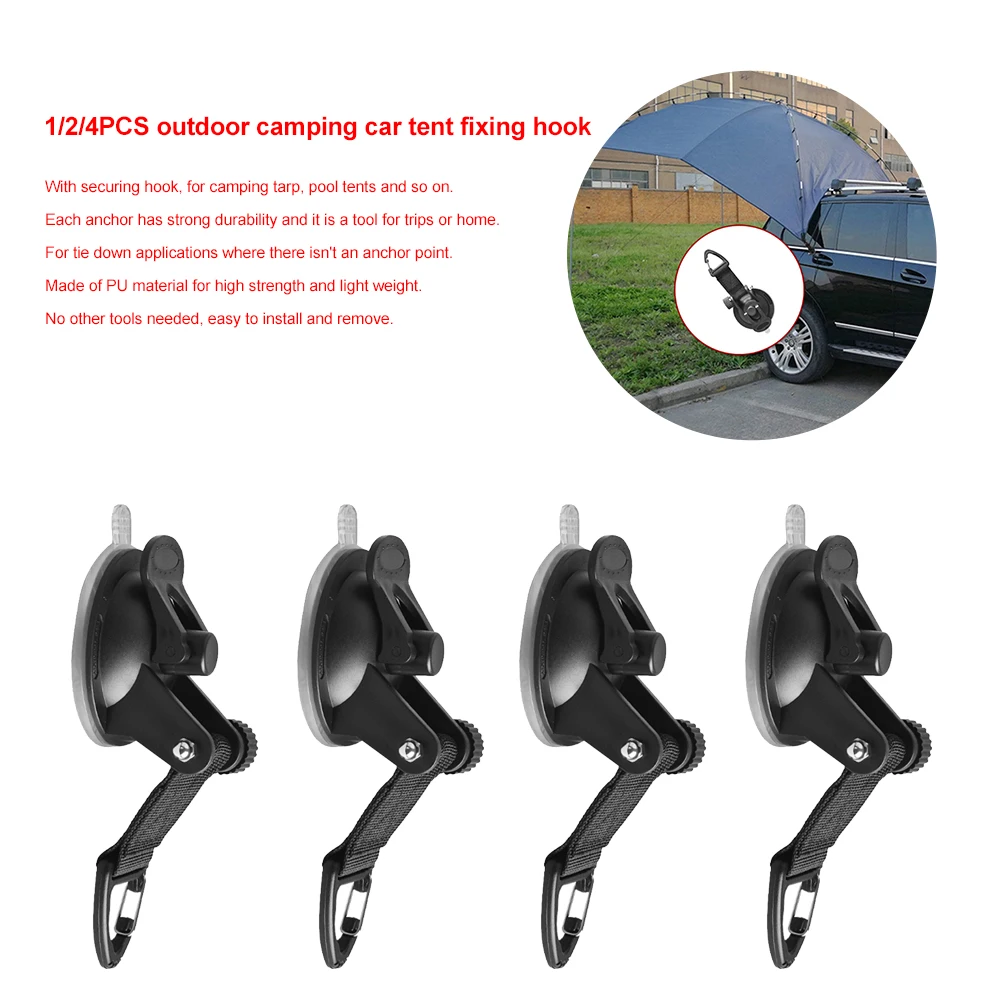 1/2/4PCS Heavy Duty Suction Cups Tie Downs with Hooks for Car Tent Sucker Awning Windshield Camping Tarp Boat RV
1/2/4PCS Heavy Duty Suction Cups Tie Downs with Hooks for Car Tent Sucker Awning Windshield Camping Tarp Boat RV