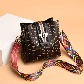 Retro Bucket Bags Women Pattern Handbag Shoulder Messenger Bag Ladies PU Purse Luxury Designer bolsos mujer large Crossbody Bags
Retro Bucket Bags Women Pattern Handbag Shoulder Messenger Bag Ladies PU Purse Luxury Designer bolsos mujer large Crossbody Bags