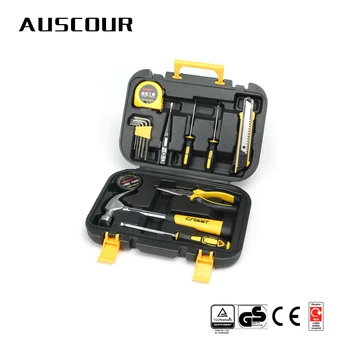 

16pcs Household Repair Hand Tool Kit Screwdriver Knife Wire Pliers Toolbox with Plastic Toolbox Storage Case