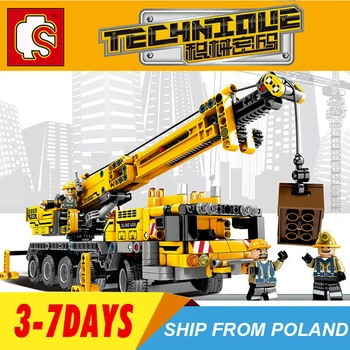 Sembo Mobile Crane MK II Sets Building Blocks Bricks figures 20004 Technic 42009 Educational Toys Birthday Gifts
Sembo Mobile Crane MK II Sets Building Blocks Bricks figures 20004 Technic 42009 Educational Toys Birthday Gifts